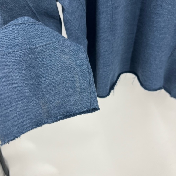 FREE PEOPLE MOVEMENT Play On Half Snap Pullover In French Navy M - Picture 8 of 13